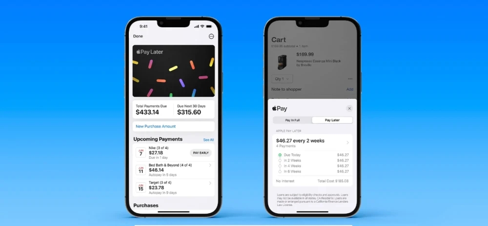 苹果Apple Pay后期测试范围已经扩大，“先买后付”功能即将上线